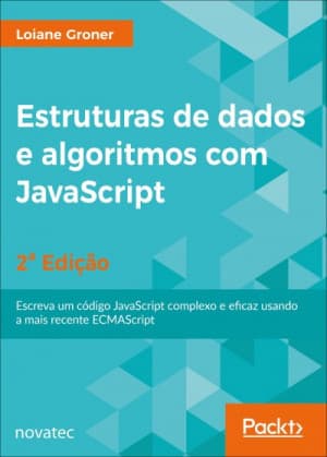 Capa do livro Estruturas de dados e algoritmos com JavaScript